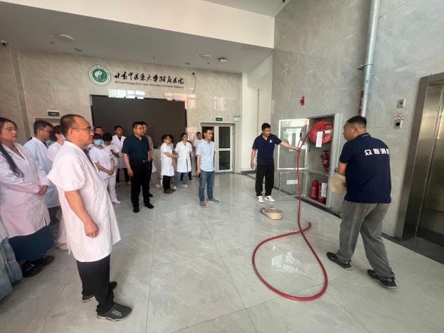 甘肅眾聯(lián)消防工程有限公司助力甘肅中醫(yī)藥大學(xué)附屬醫(yī)院北院、蘭州市全民健身指導(dǎo)中心開(kāi)展消防應(yīng)急演練